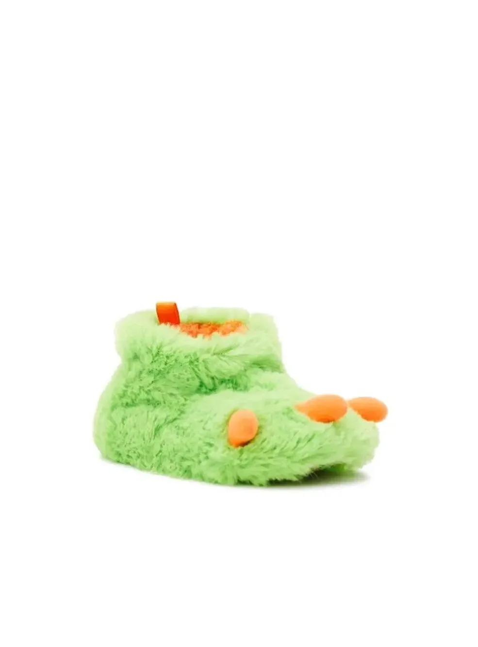 Wonder Nation Baby/Toddler Slippers Green Monster Claw Plush Siz 3